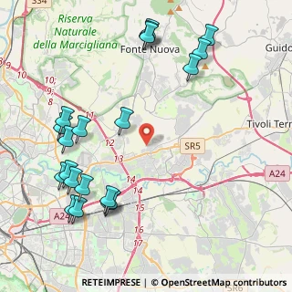 Mappa Via di Ricco Mazzeo, 00131 Roma RM, Italia (5.478)