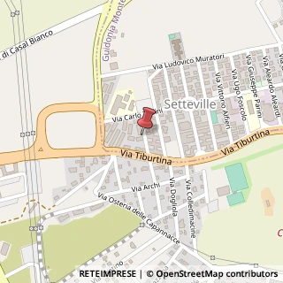 Mappa Via Giuseppe Giusti, 9, 00012 Guidonia Montecelio, Roma (Lazio)