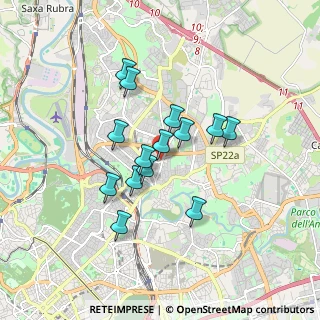 Mappa Via Stelvio, 00141 Roma RM, Italia (1.44357)