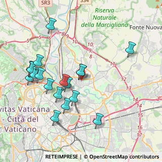 Mappa Via Stelvio, 00141 Roma RM, Italia (4.30778)