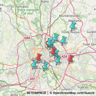 Mappa Via Conca d'Oro, 00141 Roma RM, Italia (6.02333)