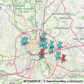 Mappa Via Conca d'Oro, 00141 Roma RM, Italia (6.55333)