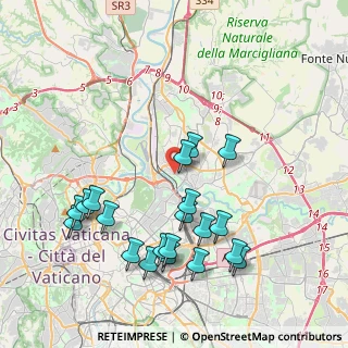 Mappa Via Conca d'Oro, 00141 Roma RM, Italia (4.5145)