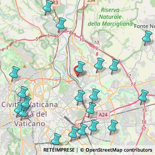 Mappa Via Conca d'Oro, 00141 Roma RM, Italia (6.335)