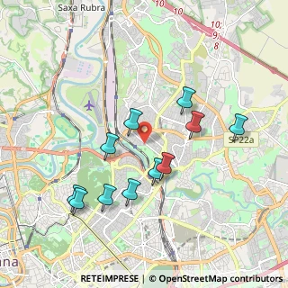 Mappa Via Conca d'Oro, 00141 Roma RM, Italia (1.94091)