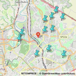 Mappa Via Conca d'Oro, 00141 Roma RM, Italia (2.44727)