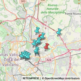 Mappa Via dei Giovi, 00141 Roma RM, Italia (3.68467)