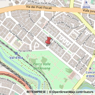 Mappa Via Conca d'Oro, 226, 00141 Roma, Roma (Lazio)