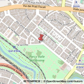 Mappa Largo Ala di Stura, 2, 00166 Roma, Roma (Lazio)