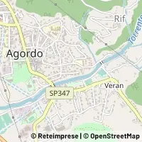 Karte Agordo