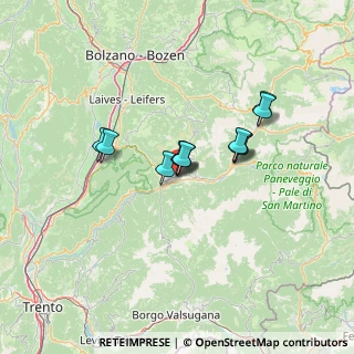 Mappa Via Antoniazzi, 38033 Cavalese TN, Italia (9.44273)