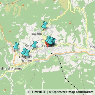 Mappa Via Antoniazzi, 38033 Cavalese TN, Italia (1.06545)