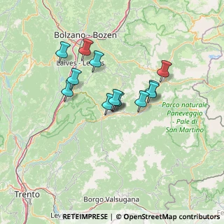 Mappa Via Coltrin, 38033 Cavalese TN, Italia (10.92417)