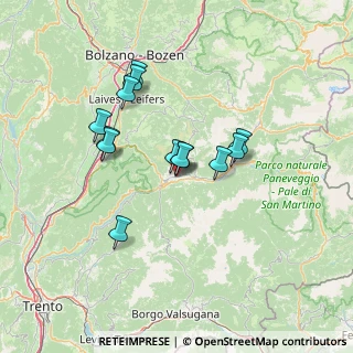 Mappa Via Coltrin, 38033 Cavalese TN, Italia (11.29846)