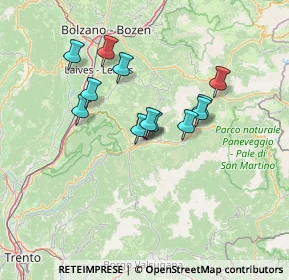 Mappa Vicolo Furlanel, 38033 Cavalese TN, Italia (10.92417)