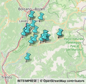 Mappa Vicolo Furlanel, 38033 Cavalese TN, Italia (10.195)