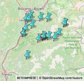 Mappa Vicolo Furlanel, 38033 Cavalese TN, Italia (11.47895)