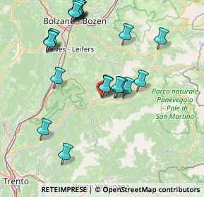 Mappa Vicolo Furlanel, 38033 Cavalese TN, Italia (16.784)