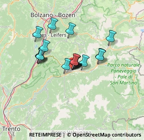 Mappa Vicolo Furlanel, 38033 Cavalese TN, Italia (9.12474)