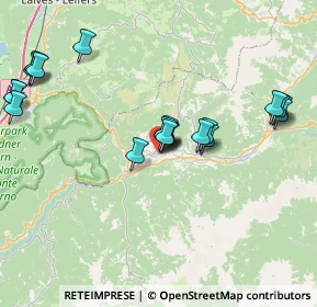 Mappa Vicolo Furlanel, 38033 Cavalese TN, Italia (7.9435)