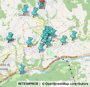 Mappa Vicolo Furlanel, 38033 Cavalese TN, Italia (0.858)