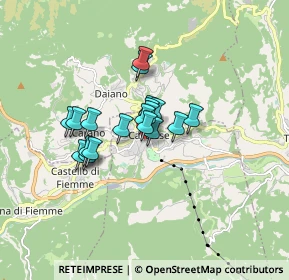 Mappa Vicolo Furlanel, 38033 Cavalese TN, Italia (1.06684)