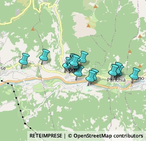 Mappa Via Fia, 38038 Tesero TN, Italia (1.06)