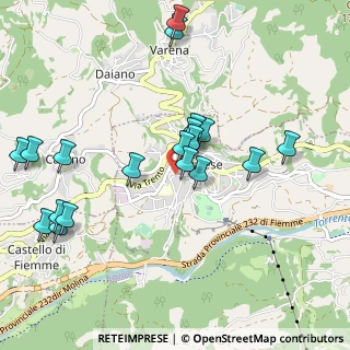 Mappa Via Pasquai, 38033 Cavalese TN, Italia (1.03211)