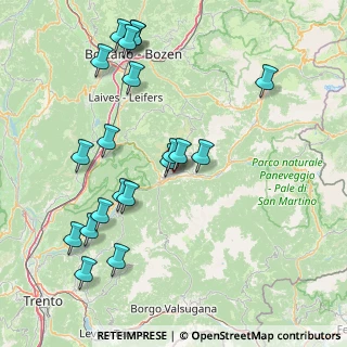 Mappa Via Pasquai, 38033 Cavalese TN, Italia (17.515)