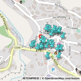 Mappa Via Benesin, 38038 Tesero TN, Italia (0.09643)