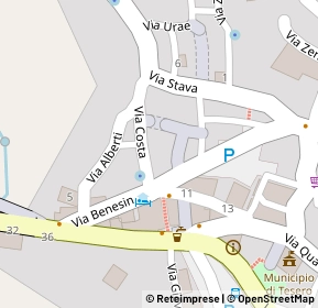 Mappa Via Benesin, 38038 Tesero TN, Italia (0.08462)
