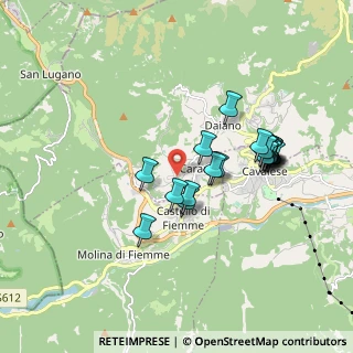 Mappa Piazza Dolomiti, 38033 Cavalese TN, Italia (1.621)