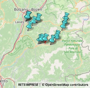 Mappa Via S. Maria Libera, 38038 Tesero TN, Italia (12.0835)