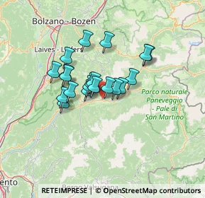 Mappa Via S. Maria Libera, 38038 Tesero TN, Italia (9.4775)