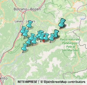 Mappa Via S. Maria Libera, 38038 Tesero TN, Italia (10.0465)