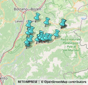 Mappa Via S. Maria Libera, 38038 Tesero TN, Italia (8.9095)
