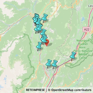 Mappa Via Zineura, 38012 Predaia TN, Italia (6.96353)