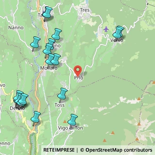 Mappa Via Zineura, 38012 Predaia TN, Italia (2.9435)