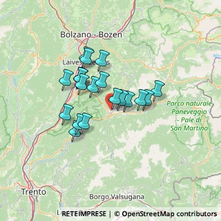 Mappa Via Val di Fiemme, 38033 Carano TN, Italia (10.6735)