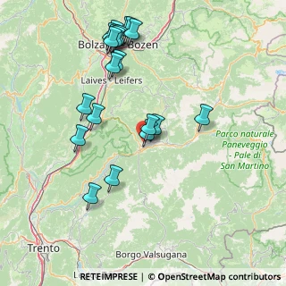 Mappa Via Val di Fiemme, 38033 Carano TN, Italia (16.826)
