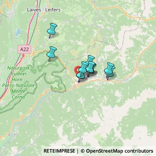 Mappa Via Val di Fiemme, 38033 Carano TN, Italia (3.82455)