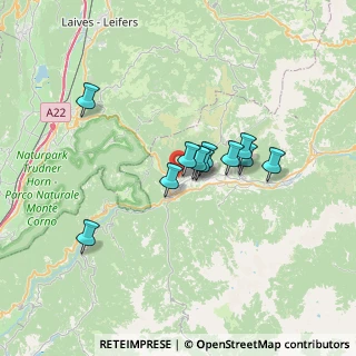 Mappa Via Val di Fiemme, 38033 Carano TN, Italia (5.02727)