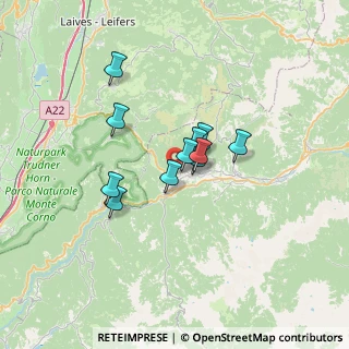 Mappa Via Val di Fiemme, 38033 Carano TN, Italia (4.50091)