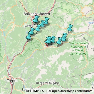 Mappa Via Pillocco, 38033 Cavalese TN, Italia (11.4255)