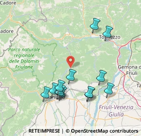 Mappa Via Meduno, 33090 Tramonti di Sotto PN, Italia (15.72538)