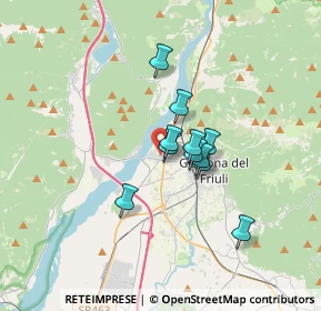 Mappa Via dell'Artigiano, 33013 Gemona del Friuli UD, Italia (2.22273)