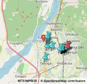 Mappa Via dell'Artigiano, 33013 Gemona del Friuli UD, Italia (1.5805)