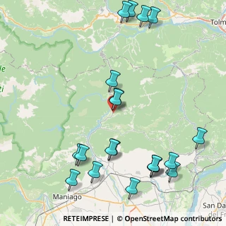 Mappa Via Cleva, 33090 Tramonti di Sotto PN, Italia (10.1265)