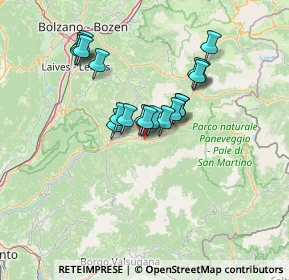 Mappa Via Stazione, 38038 Tesero TN, Italia (11.06895)