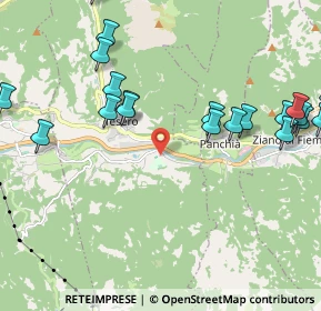 Mappa Via Stazione, 38038 Tesero TN, Italia (2.529)